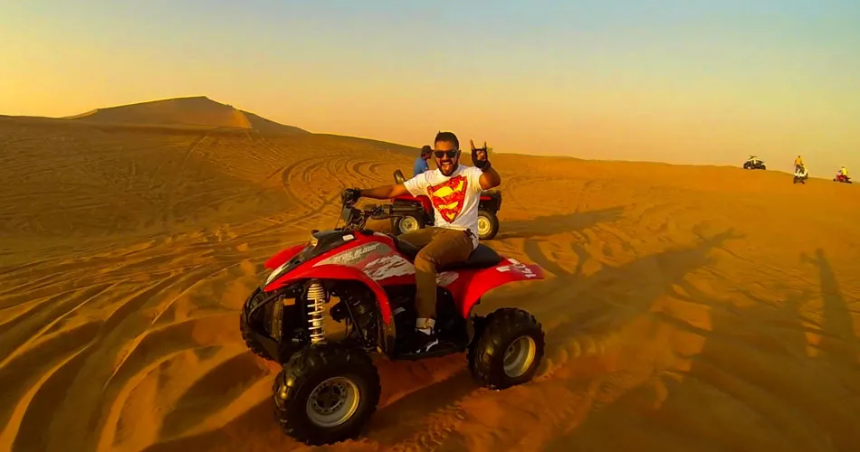 Morning Desert Safari With Quad Bike